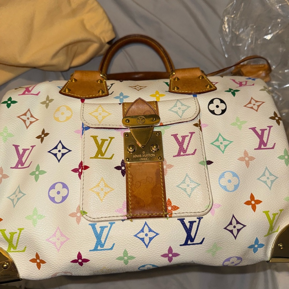 Louis Vuitton Multicolor Monogram Satchel (Sold on IG)